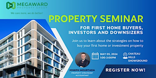 Image principale de Property Seminar - first home buyers, investors and downsizers