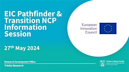Primaire afbeelding van European Innovation Council Pathfinder & Transition NCP Information Session