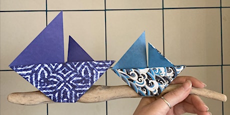 Coastal Themed Origami with Mags Gray