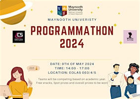 Maynooth University Programmathon 2024 (First Year Payment Link)  primärbild