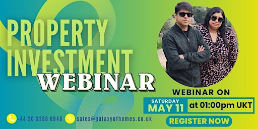 Imagem principal de UK Property Investment Webinar - Your Questions Answered