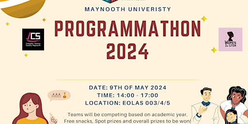 Imagem principal do evento Maynooth University Programmathon 2024 (Fourth Year Payment Link)