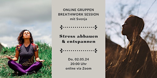 Hauptbild für Online Gruppen Breathwork Session - Stress abbauen & entspannen