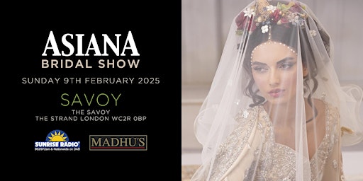 Asiana Bridal Show London - Sun 9 February 2025 primary image