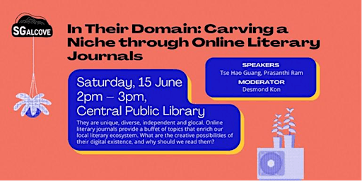 Imagem principal do evento In Their Domain: Carving a Niche through Online Literary Journals