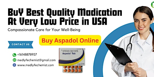 Buy aspadol | Aspadol 100mg | aspadol | +1-614-887-8957 primary image