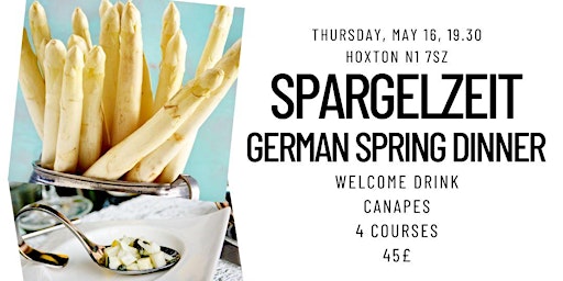 Hauptbild für German Spring Dinner ft White Asparagus