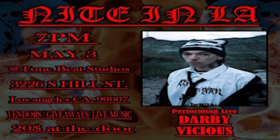 Imagem principal do evento Darby Vicious Live in LA
