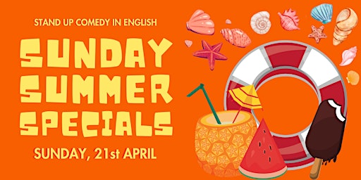 Downtown Comedy - Sunday Summer Specials • Stand Up Comedy in English primary image