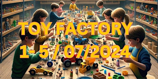 Imagem principal de Margarida's International Summer School : TOY FACTORY  1- 5 /07/2024