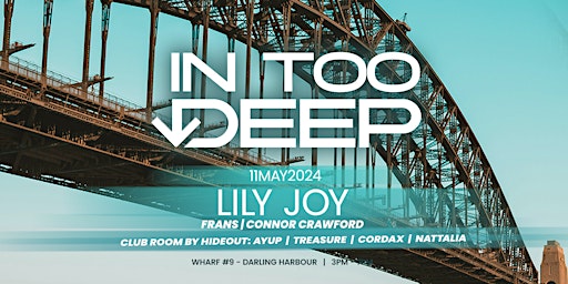 Primaire afbeelding van InTooDeep  - Sunset Boat Party (Lily Joy + Hideout TakeOver)