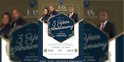 EAS Health & Wealth 3 Year Anniversary primary image