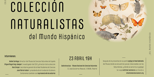 Immagine principale di Presentación Colección de libros «Naturalistas del Mundo Hispánico» 