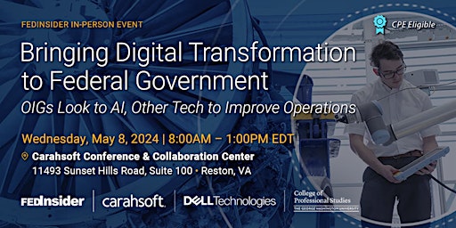 Bringing Digital Transformation to Federal Government primary image