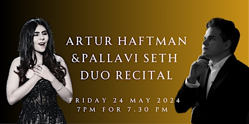 Duo Recital: Pianist Artur Haftman and Singer Pallavi Seth primary image