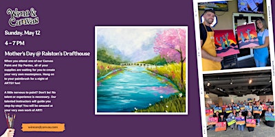 Imagem principal do evento Indy Mother’s Day Paint and Sip – Spring Bridge
