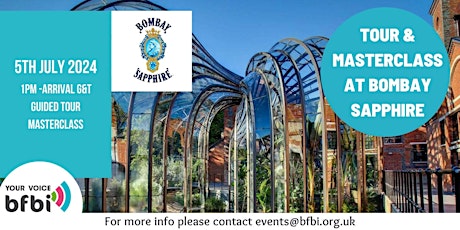 Tour & Masterclass of Bombay Sapphire