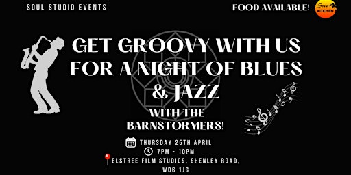 Imagem principal do evento Soul Studio Events Jazz Night at Elstree Film Studios