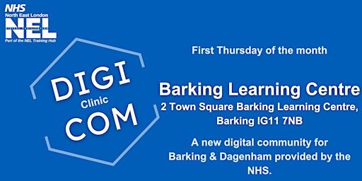 Imagem principal do evento Digi-Com Clinic @Barking Learning Centre