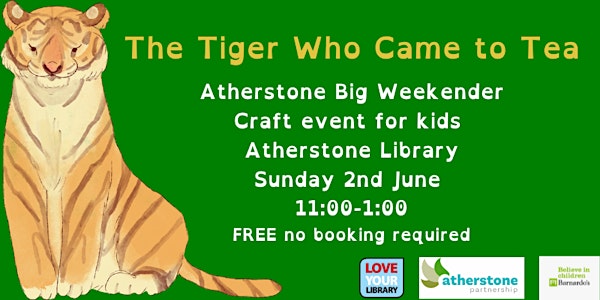 The Tiger Who Came to Tea @ Atherstone Library