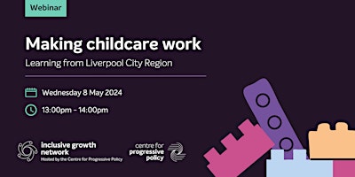 Primaire afbeelding van Making childcare work: learning from Liverpool City Region
