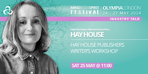 Imagem principal do evento HAY HOUSE Publishers Writer’s Workshop with Editorial Dr, Helen Rochester