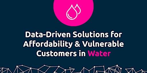 Primaire afbeelding van Data-Driven Solutions for Affordability and Vulnerable Customers in Water