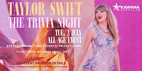 Taylor Swift Trivia - ALL AGES