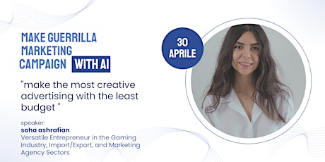 make creative guerrilla marketing campaign with AI