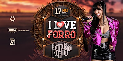 Imagem principal do evento I Love Forró - Bonde do Forró | 17/05 Sexta | BLU Brussels