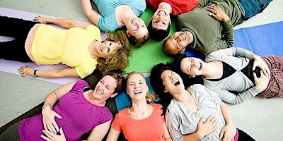 Primaire afbeelding van Laughter yoga supports the immune system and brings people together.