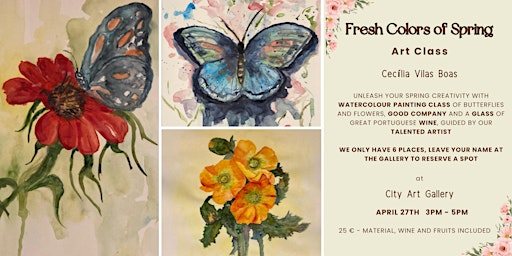 Imagem principal do evento Fresh Colors of Spring - Art Class