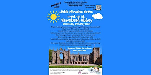 EVENT Notts meet up at Newstead Abbey 29/05/24 - 29/05/24 primary image