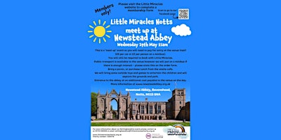 EVENT Notts meet up at Newstead Abbey 29/05/24 - 29/05/24 primary image