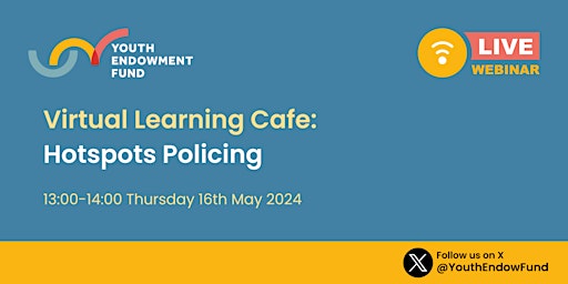 Hauptbild für Virtual Learning Cafe: Hotspots Policing