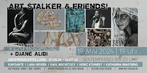 ART Stalker FRIENDS - Gruppenausstellung  primärbild