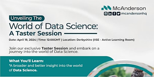 Imagen principal de Data Science Taster Session