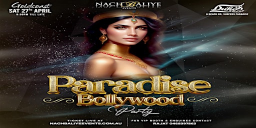 Imagem principal do evento Paradise Bollywood Party