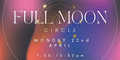 Imagem principal do evento Full Moon Circle in Scorpio ♏️
