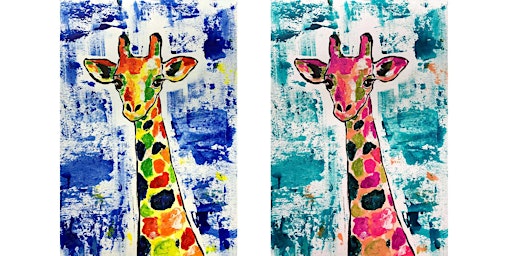 Paint & Pub Night -  Colourful Giraffe  primärbild