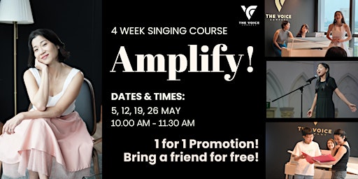 Primaire afbeelding van Amplify ! | 1-For-1 Promo | For Ages 12-18 Only