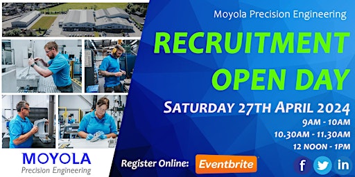 Primaire afbeelding van Recruitment Open Day - Moyola Precision Engineering