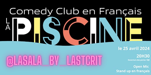 Stand Up Comedy Show en Français + Special guest @Mahautdrama + Expo !  primärbild