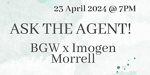 Primaire afbeelding van BGW x Imogen Morrell: Ask the Agent!