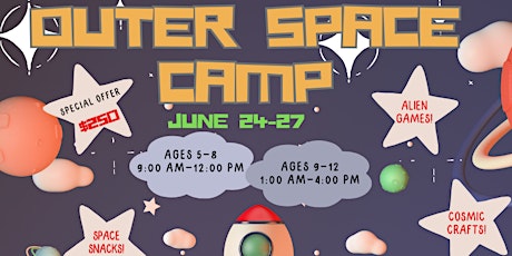 Child Inspired's Children's Summer Program: Outer Space Theme (Ages 5-8 )