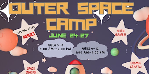 Immagine principale di Child Inspired's Children's Summer Program: Outer Space Theme (Ages 9-12 ) 