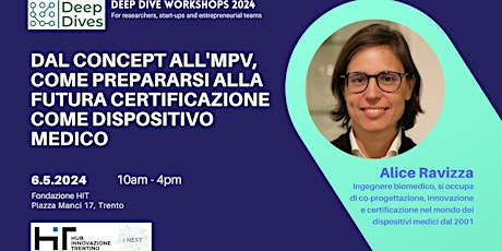 Dal concept all'MPV, come prepararsi alla futura certificazione come dispositivo medico