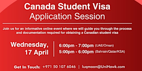 Canada Student Visa Application Session