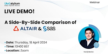 Webinar: Side-by-Side Comparison of Altair and SAS Institute