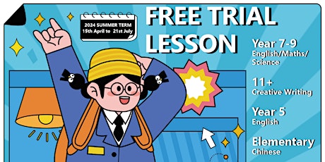 Free Trial Online Lessons for the First Week of Summer Term 2024!